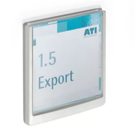  Információs tábla, 149x148,5 mm, DURABLE "CLICK SIGN", fehér