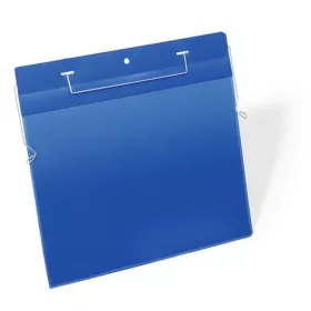   Logisztikai zseb, A4, fekvő, DURABLE, dróttal, sötétkék - 50db