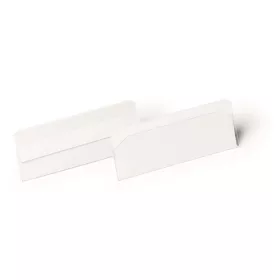   Logisztikai zseb, 100x38 mm, fekvő, DURABLE "HARD COVER", öntapadó csíkkal, átlátszó - 10db