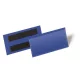 Logisztikai zseb, 100x38 mm, fekvő, DURABLE, mágnessel, sötétkék - 50db