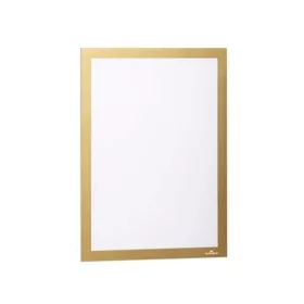   Infokeret, A4, öntapadó háttal, DURABLE "DURAFRAME®", arany - 2db