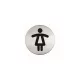 Információs piktogram, öntapadó, DURABLE "Női WC"