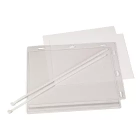   Információs tasak, vízálló, kábelkötegelővel rögzíthető, A5, DURABLE - 5db