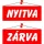 Információs tábla, 22x8,5 cm, kétoldalas, "Nyitva/Zárva", piros
