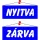 Információs tábla, 22x8,5 cm, kétoldalas, "Nyitva/Zárva", kék
