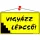 Információs tábla, 22,5x12,5 cm, "Vigyázz lépcső!", sárga