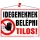Információs tábla, 35x25 cm, "Idegeneknek belépni tilos!"