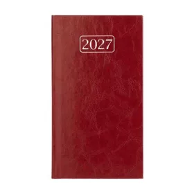   Zsebnaptár, álló elrendezésű, VICTORIA OFFICE "Chrono", bordó (2027 évi)