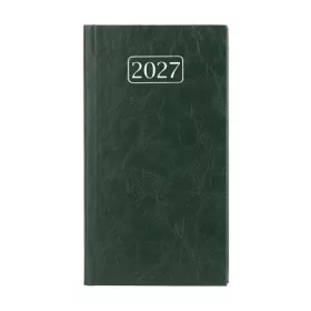   Zsebnaptár, álló elrendezésű, VICTORIA OFFICE "Chrono", zöld (2027 évi)