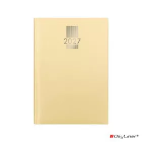   Naptár, tervező, A5, heti, DAYLINER, "MyPastel", sárga