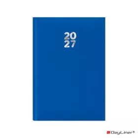   Naptár, tervező, A5, heti, DAYLINER, "Pannon", kék
