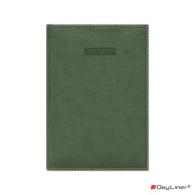  Naptár, tervező, B5, heti, DAYLINER "Sherwood", zöld
