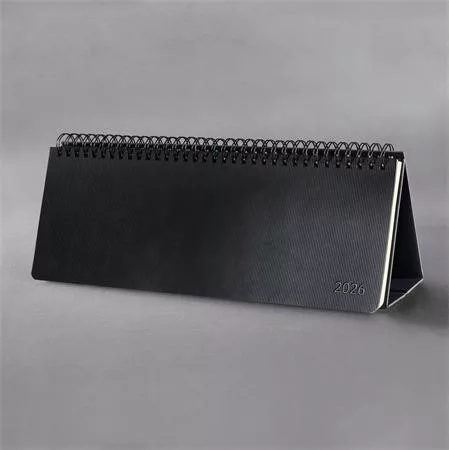 Naptár, asztali, álló, 2027, 300x143x18 mm, SIGEL "Conceptum", fekete
