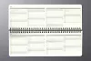 Naptár, asztali, álló, 2027, 300x143x18 mm, SIGEL "Conceptum", fekete