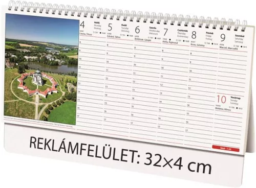 Naptár, asztali, álló, DAYLINER "Európa"