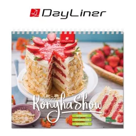   Naptár, asztali, álló, DAYLINER "Konyha Show - Mindmegette"
