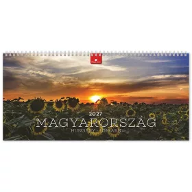 Naptár, asztali, álló, DAYLINER "Magyarország"