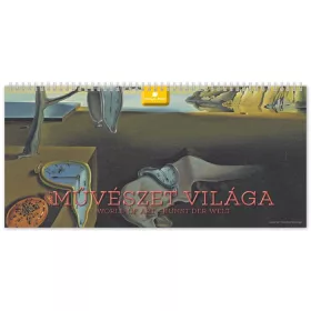   Naptár, asztali, álló, DAYLINER "Művészet világa"