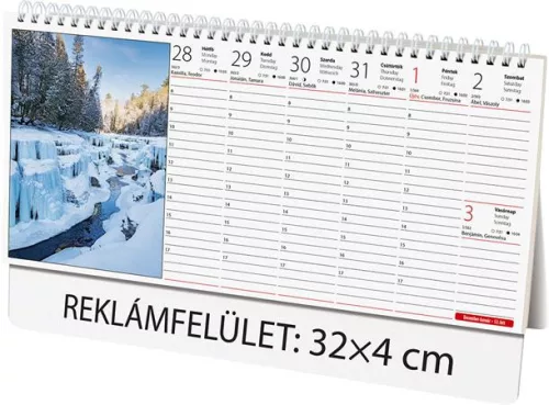Naptár, asztali, álló, DAYLINER "Természet világa"