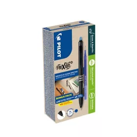   Rollertoll, 0,35 mm, törölhető, nyomógombos, PILOT Frixion Ball Plus, kék + betét