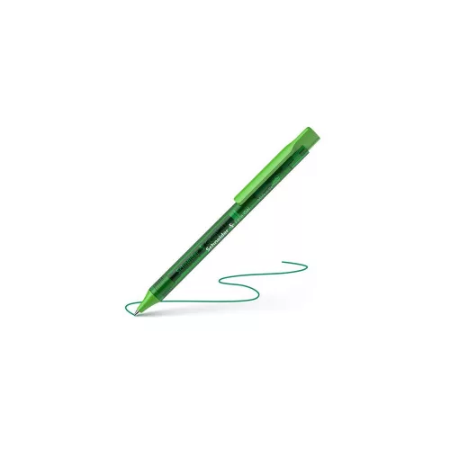 Zseléstoll, 0,4 mm, nyomógombos, SCHNEIDER Fave Gel, zöld