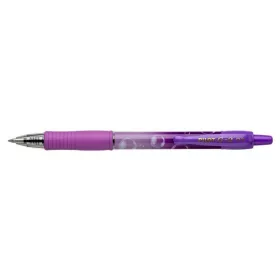   Zseléstoll, 0,32 mm, nyomógombos, PILOT G-2 Purple Bubble, kék
