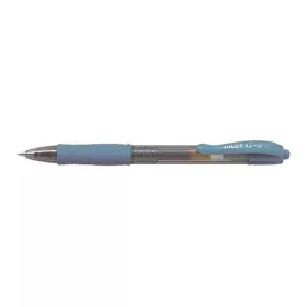Zseléstoll, 0,32 mm, nyomógombos, PILOT G-2, világoskék