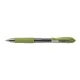 Zseléstoll, 0,32 mm, nyomógombos, PILOT G-2, világoszöld