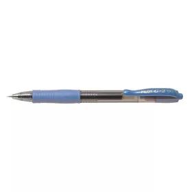 Zseléstoll, 0,32 mm, nyomógombos, PILOT G-2, égkék