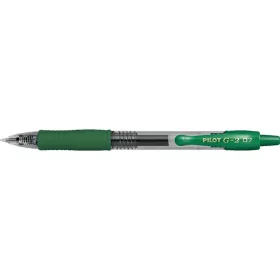 Zseléstoll, 0,32 mm, nyomógombos, PILOT G-2, zöld