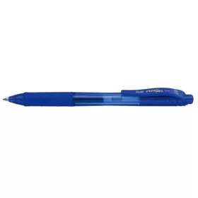   Zseléstoll, 0,35 mm, nyomógombos, PENTEL EnerGelX BL107, sötétkék