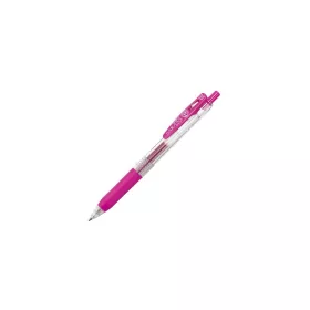   Zseléstoll, 0,33 mm, nyomógombos, ZEBRA Sarasa Clip, magenta