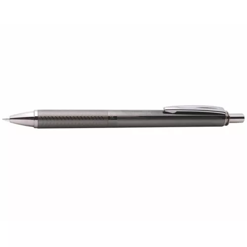 Zseléstoll, 0,35 mm, nyomógombos, antracit tolltest, PENTEL EnerGel BL-407 kék
