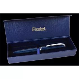   Zseléstoll, 0,35 mm, rotációs, diplomatakék tolltest, PENTEL EnerGel BL-2007 kék