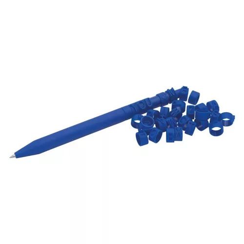 Zseléstoll, nyomógombos, kirakós, WEDO Letter Pen Puzzle, kék - 2db