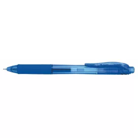   Zseléstoll, 0,25 mm, nyomógombos, PENTEL EnerGelX BLN105, kék