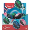 Hegyező display, egylyukú, tartályos, MAPED Clean, vegyes színek - 36db