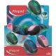 Hegyező display, egylyukú, tartályos, MAPED Clean, vegyes színek - 36db