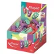 Hegyező display, egylyukú, MAPED Boogy, vegyes színek - 75db