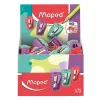 Hegyező display, egylyukú, MAPED Boogy, vegyes színek - 75db