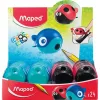 Hegyező display, egylyukú, tartályos, MAPED Croc Croc Easy, katica és bálna, vegyes formák - 24db