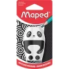 Hegyező, egylyukú, tartályos, MAPED Shakky Fancy, panda és pingvin, vegyes formák