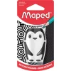 Hegyező, egylyukú, tartályos, MAPED Shakky Fancy, panda és pingvin, vegyes formák