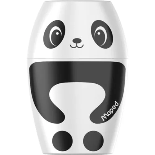 Hegyező, egylyukú, tartályos, MAPED Shakky Fancy, panda és pingvin, vegyes formák