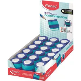  Hegyező display, egylyukú, tartályos, MAPED Kidy Learn Concentration - 18db