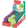Hegyező display, egylyukú, tartályos, MAPED Shaker, vegyes színek - 25db