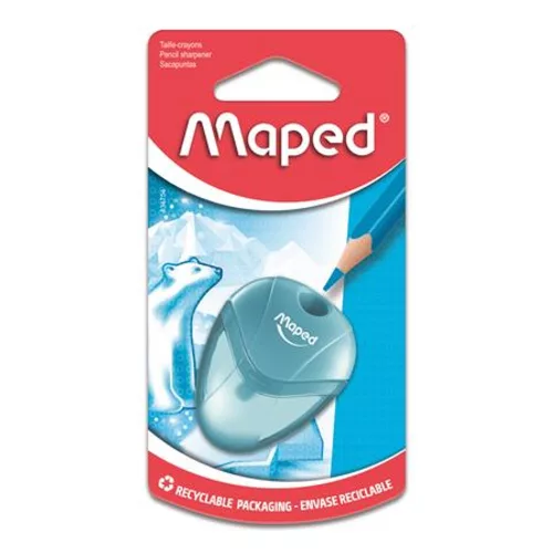 Hegyező, egylyukú, tartályos, MAPED I-Gloo, vegyes színek