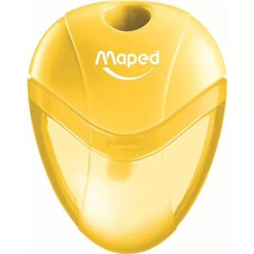 Hegyező, egylyukú, tartályos, MAPED I-Gloo, vegyes színek