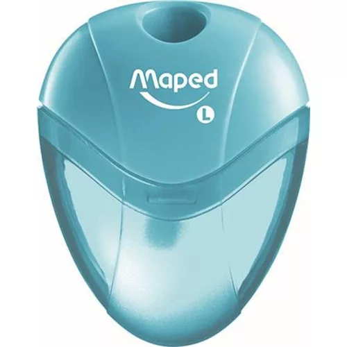 Hegyező, egylyukú, tartályos, balkezes, MAPED I-Gloo, vegyes színek