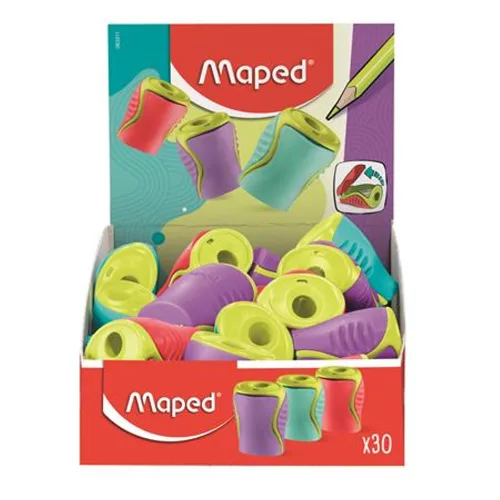 Hegyező display, egylyukú, tartályos, MAPED Boogy, vegyes színek - 30db